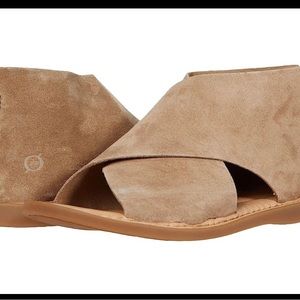 Born Iwa Sandals in Taupe Suede